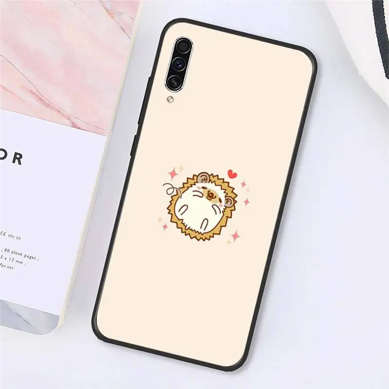 

cute cartoon Animal hedgehog Phone Case For Samsung galaxy A S note 10 7 8 9 20 30 31 40 50 51 70 71 21 s ultra plus