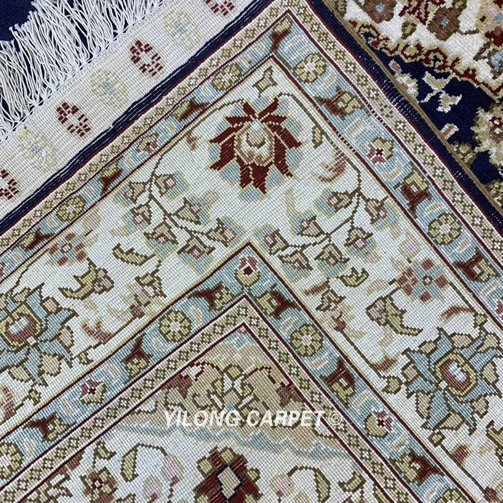 YILONG 3 'x 5' ручная работа искусственный Восточный кашмирский пол персидский