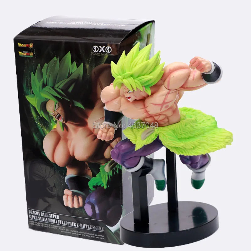 Dragon Ball Z Super Broly Movie Ver. Зеленые волосы VS Goku Broli Super Saiyan Боевая форма ПВХ экшн-фигурка Драконий жемчуг зет модель 21 см