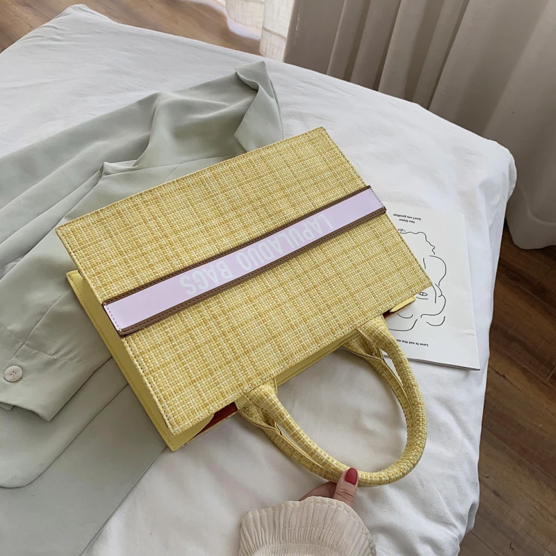 

Colourful Zipper Handbag Large Capacity Shopping Korean Unique Fashion Handbag Travel Casual Torebki Damskie Bag Women DE50ST