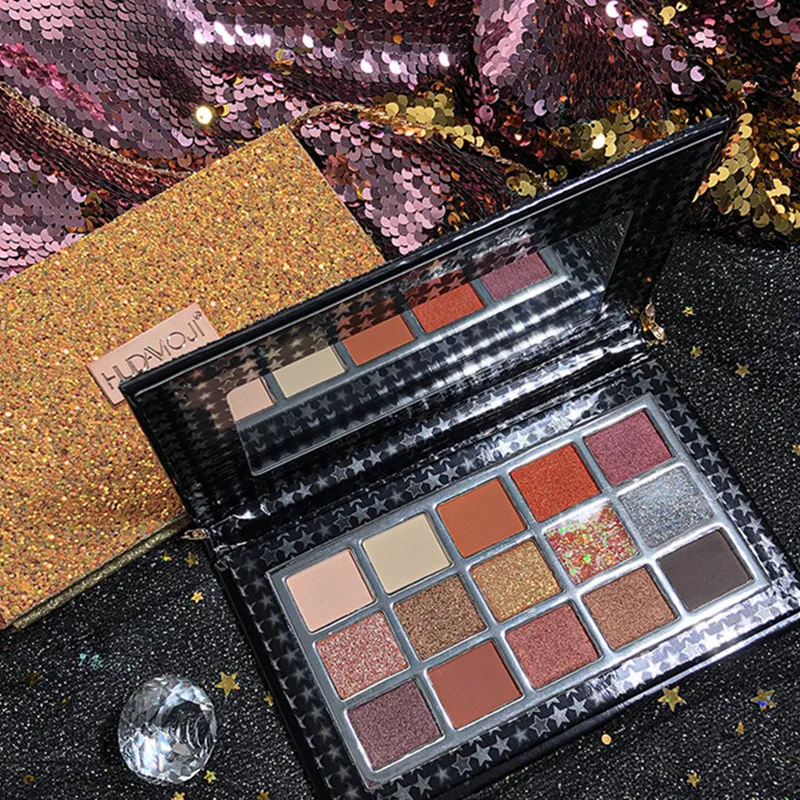 Starlight 15 цветов рюкзак на цепочке палитра теней для век блестки гелевые матовые