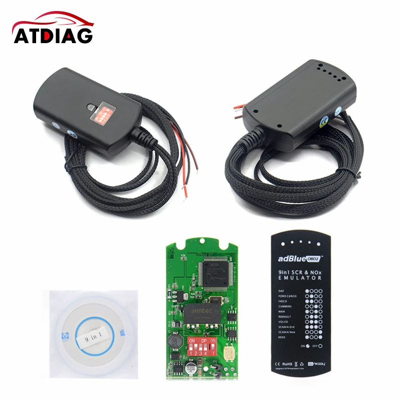 Оригинальная эмуляционная система AdBlue 9 в 1 8 V3.0 BS супер качество adblue A|Кабели и