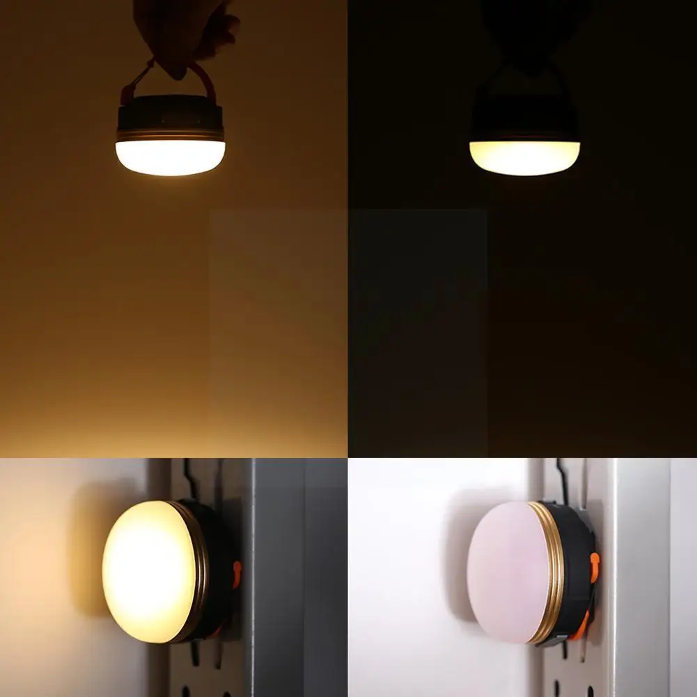 

Portable Camping Lantern USB Rechargeable LED Flashlight Emergency Light Lamp Camping