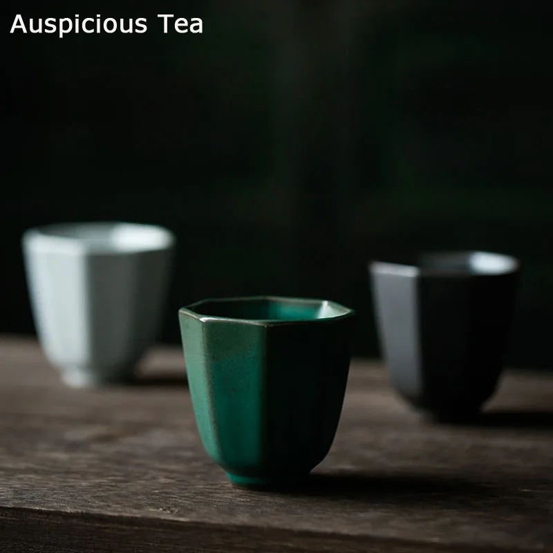 

2 шт./компл. 45 мл Бирюзовая чашка в японском стиле со звездами и анисом