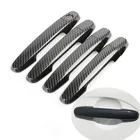 Для Toyota Matrix 2002-2010 Solara 2005-2008 RAV4 RAV 4 2001-2012 Prius 2004-2009 хромированное Углеволокно, накладка ручки двери автомобиля