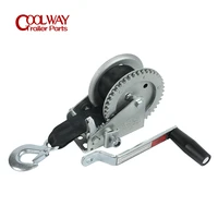 high quality hand winch cap 1200 lbs 540 kg 6 1m extra long synthetic strap webbing car boat trailer