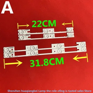 Светодиодные полосы, световая панель, работающая для KDL32MT626U 35019055 35019056 24 шт. * светодиодный + 24 шт. * 3 светодиода 1 светодиодный = 3 в