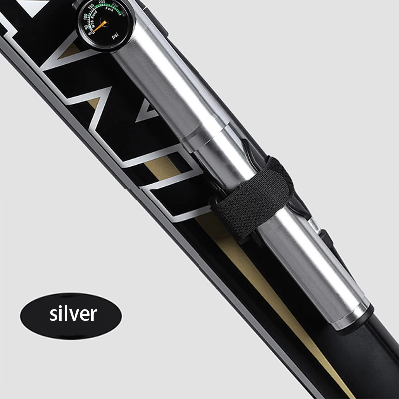 Велосипедный воздушный насос 300 фунтов/кв. дюйм для шин из алюминиевого сплава