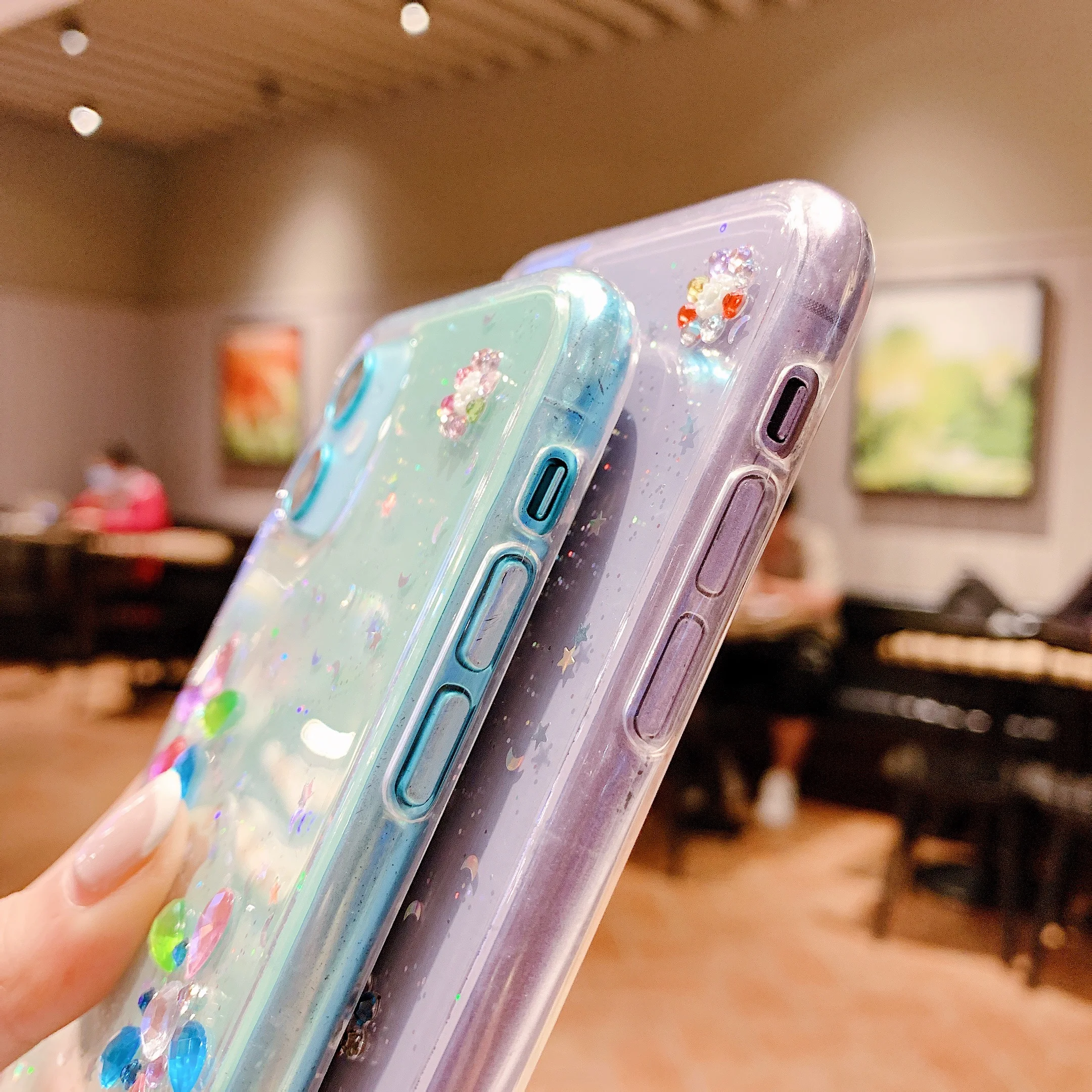 

Rhinestone butterfly phone case for iPhone11 1iPhone11 por iPhone11 por MAX iPhone12 iPhone12 por iPhone12 por MAX