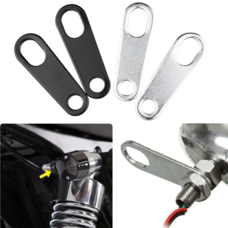 

Universal Motorcycle Pair Relocation Rear Turn Signal Light Lamp Bracket Holder