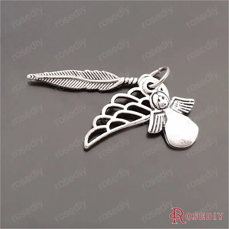 Оптовая продажа максимальная высота 32 мм антикварные серебряные цвета