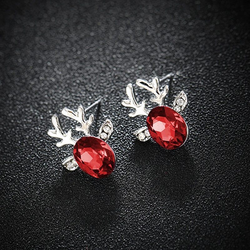 

Women's earrings reindeer earrings female romantic earrings elk earrings multicolor optional gifts
