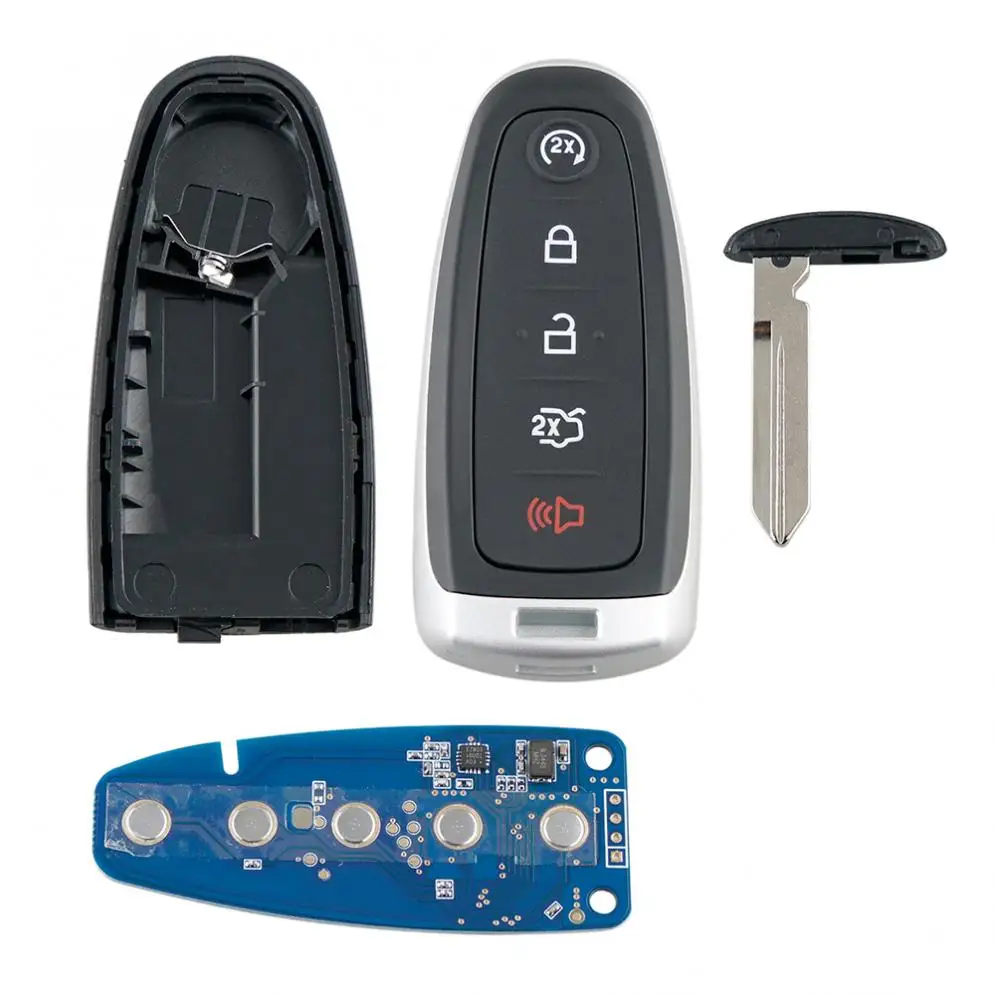 Черный ABS 5 кнопок 315 МГц дистанционный ключ брелок от машины с чипом M3N5WY8609 для Ford