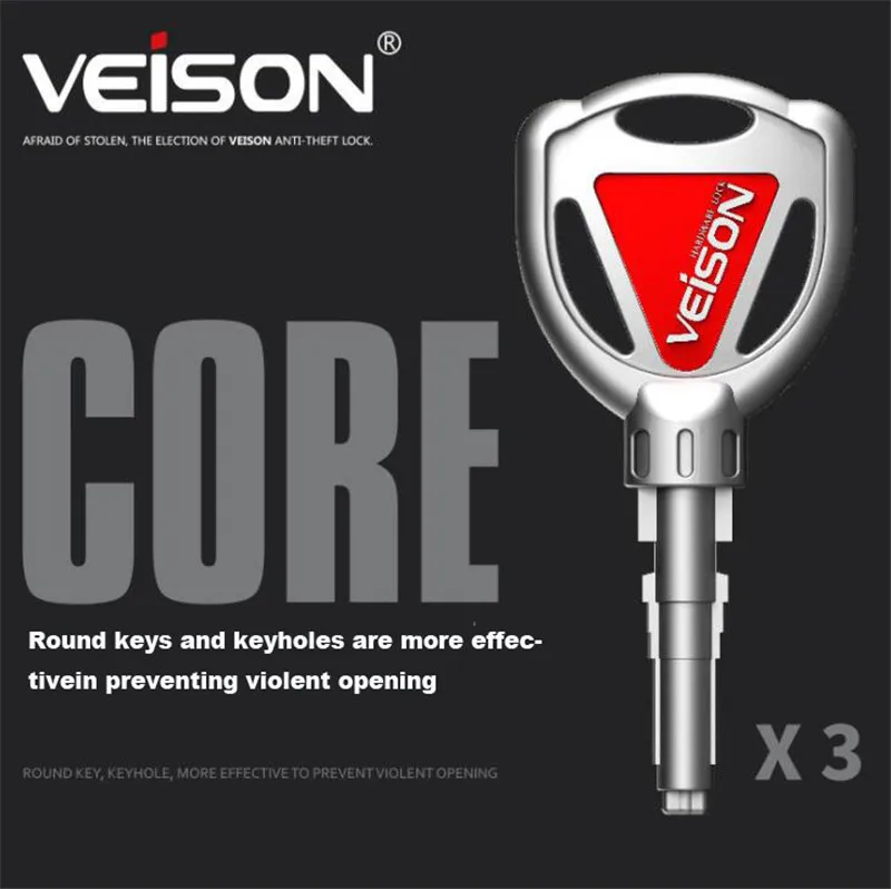 Водонепроницаемая сигнализация VEISON для мотоцикла замок на колесо велосипед