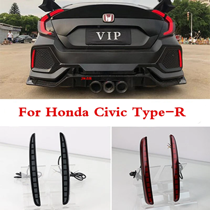 Для Honda Civic Тип R хэтчбека прототип 2016 2017 2018 2019 светодиодный ная отражающая лампа