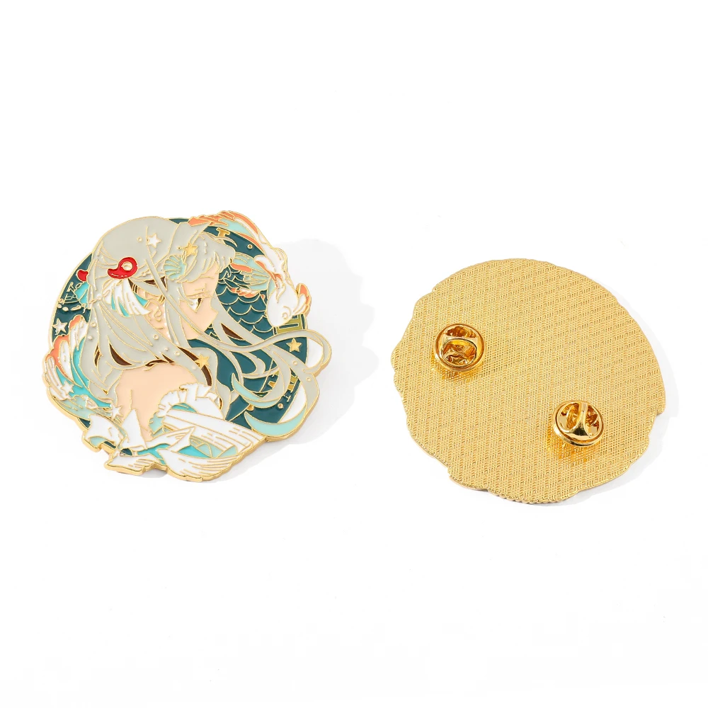 Брошь в стиле японского аниме Ханако-кун металлический значок унитаз юги Аман
