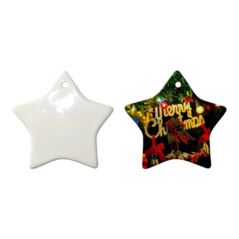 1 шт. 2022 рождественские украшения теплопередача пустой сублимационный