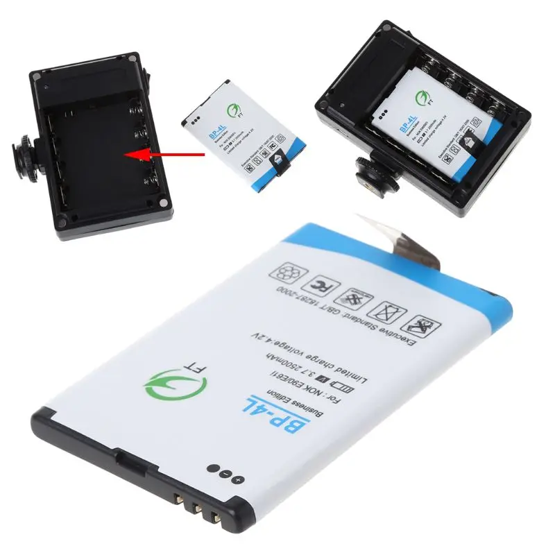 

2500mah BP-4L Replacement Li-ion Battery For 96/112 LED Camera Video Light A0NB