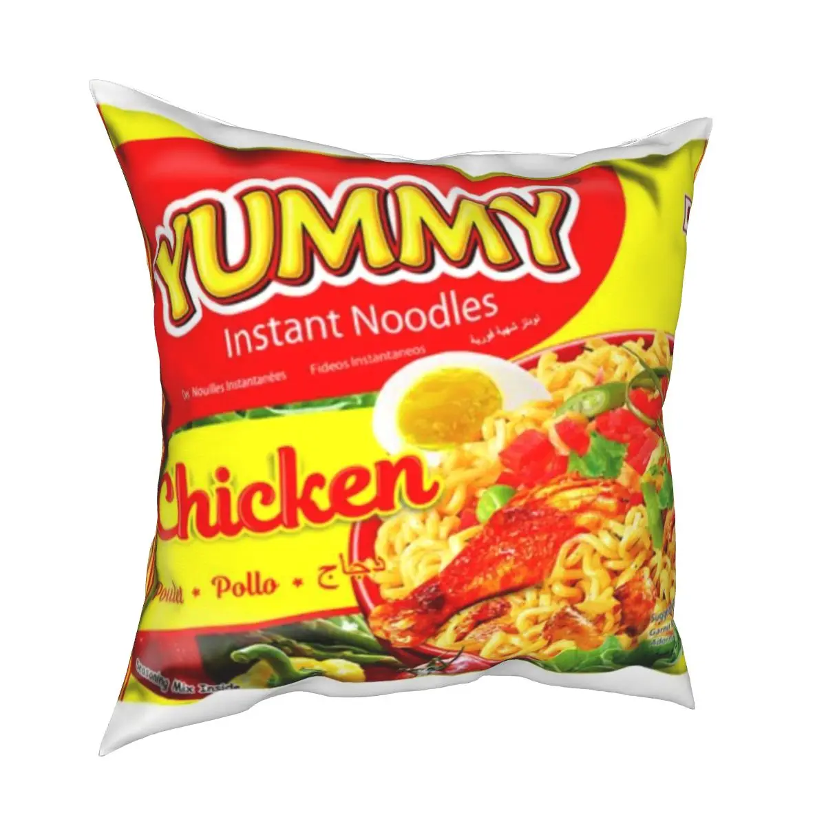 

Instant noodles soft flannel sofa decoration and household cotton pillow cover sofa seat decoration car pillow cover