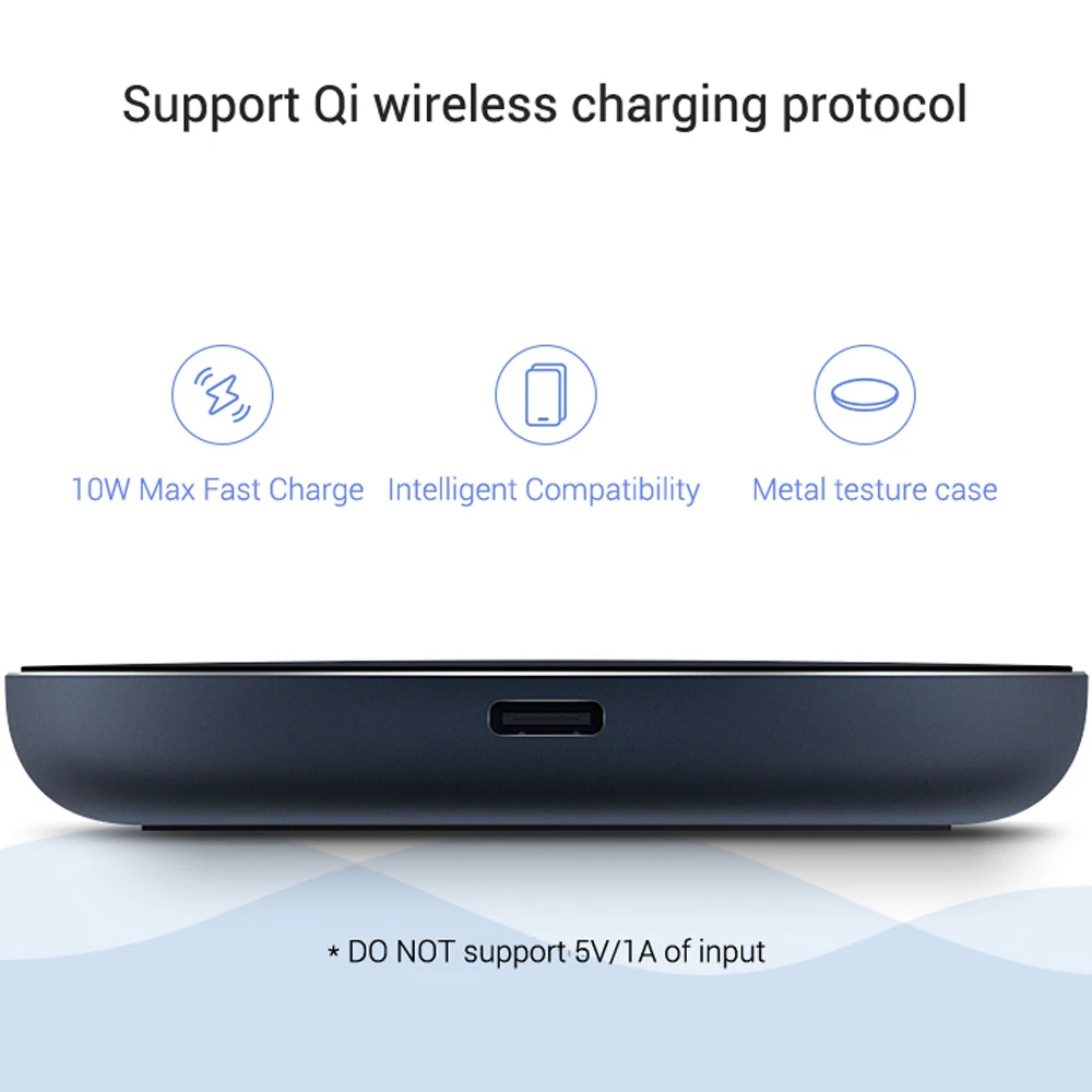 100% Беспроводное зарядное устройство Xiaomi Qi умное быстрое 7 5 Вт для Mi MIX 2S iPhone X XR XS 8