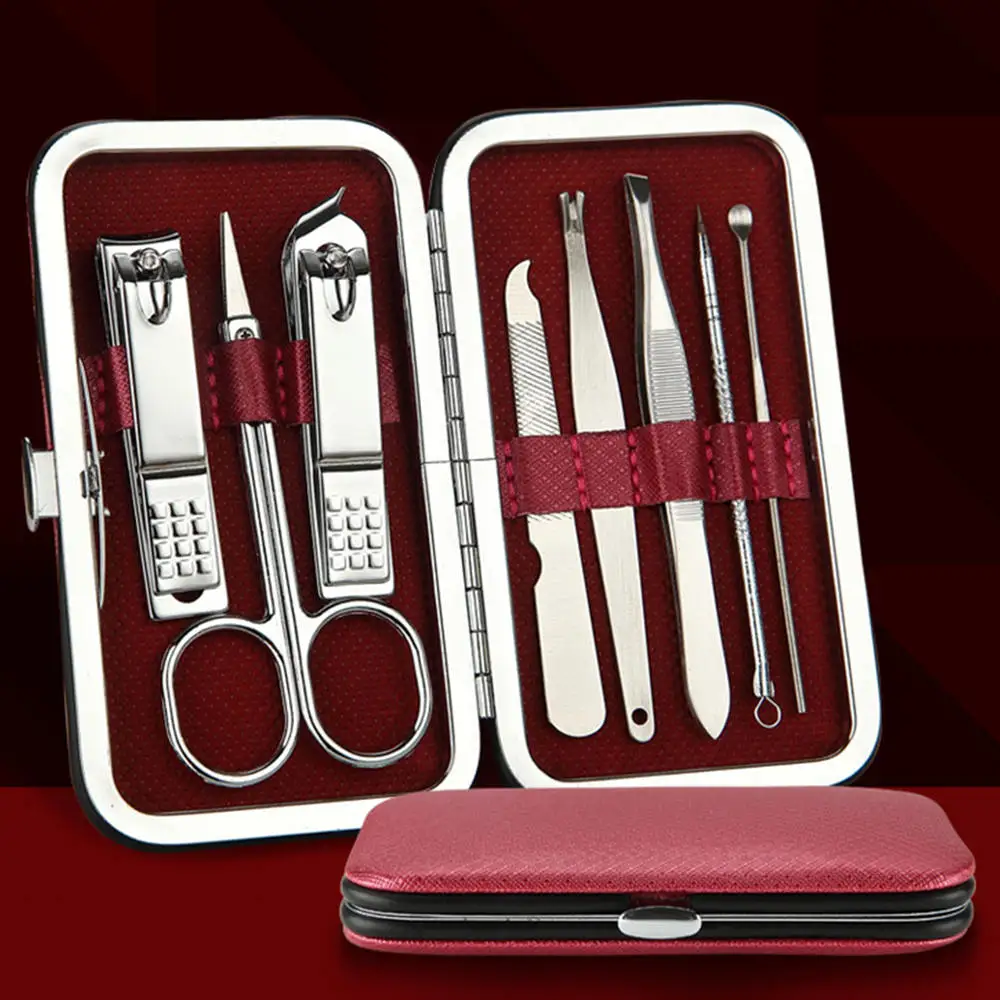 8 шт. набор кусачек для ногтей стальные ножницы пинцет без фиксации инструменты