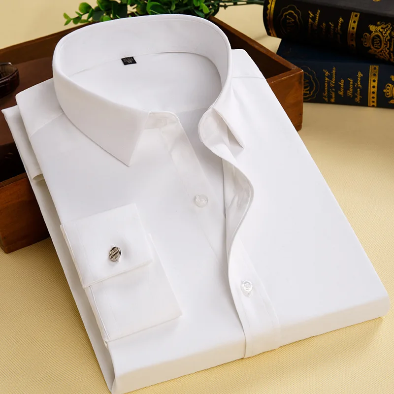 Рубашка мужская с длинным рукавом из бамбукового волокна|Классические| |