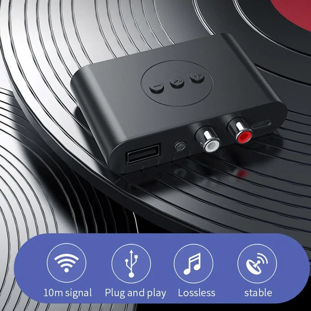 

Bluetooth-compatible 5.0 Audio Receiver U Disk RCA 3.5mm AUX Jack Stereo Music Wireless Adapter For Car Kit Speaker Amplifier
