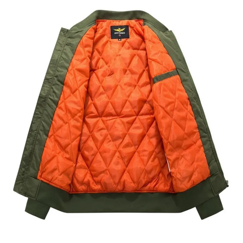 

New men's jacket men's and women's casual stand-up collar bomber baseball uniform jacket to winter and autumn ke