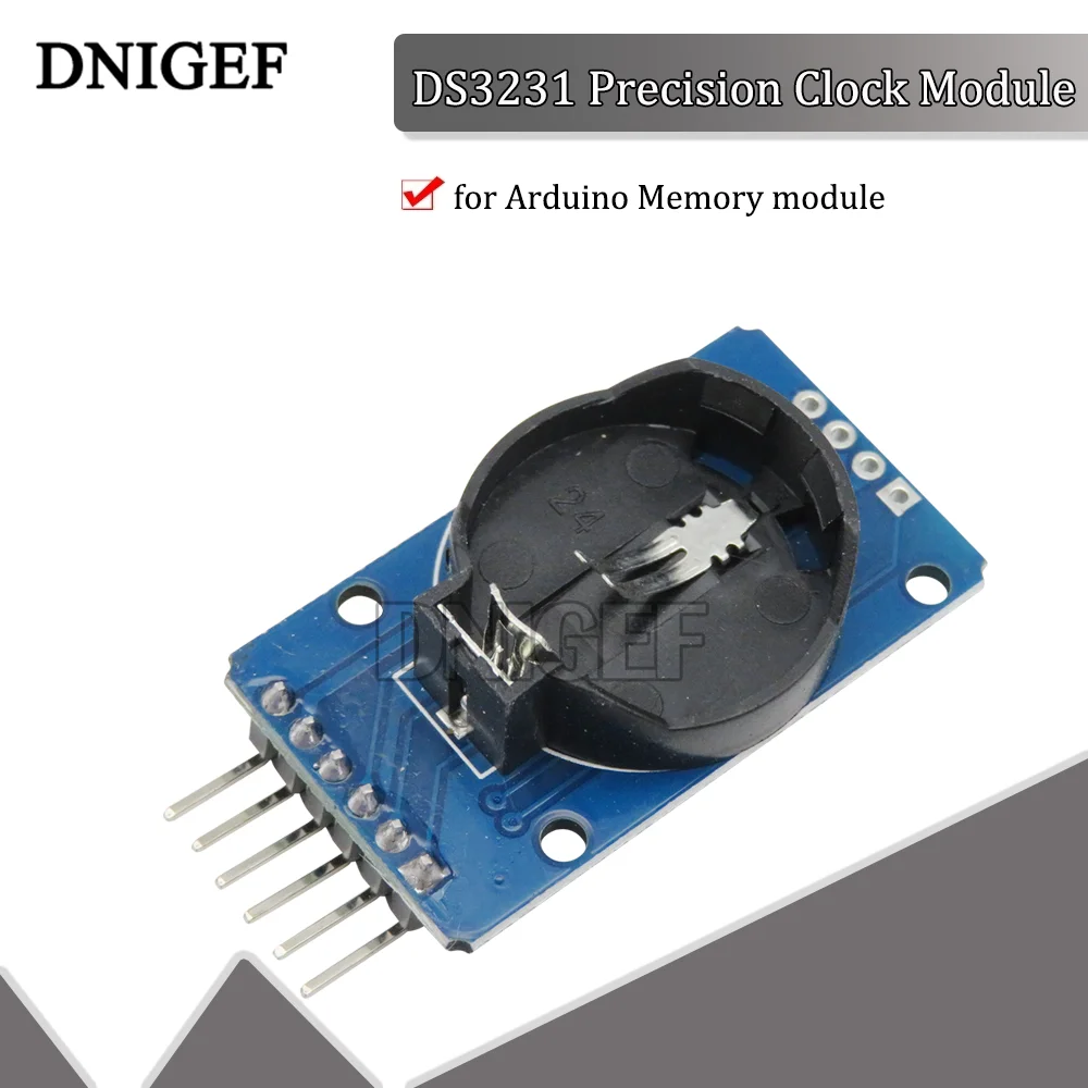 Модуль памяти DNIGEF DS3231 AT24C32 IIC Precision RTC в режиме реального времени для Arduino