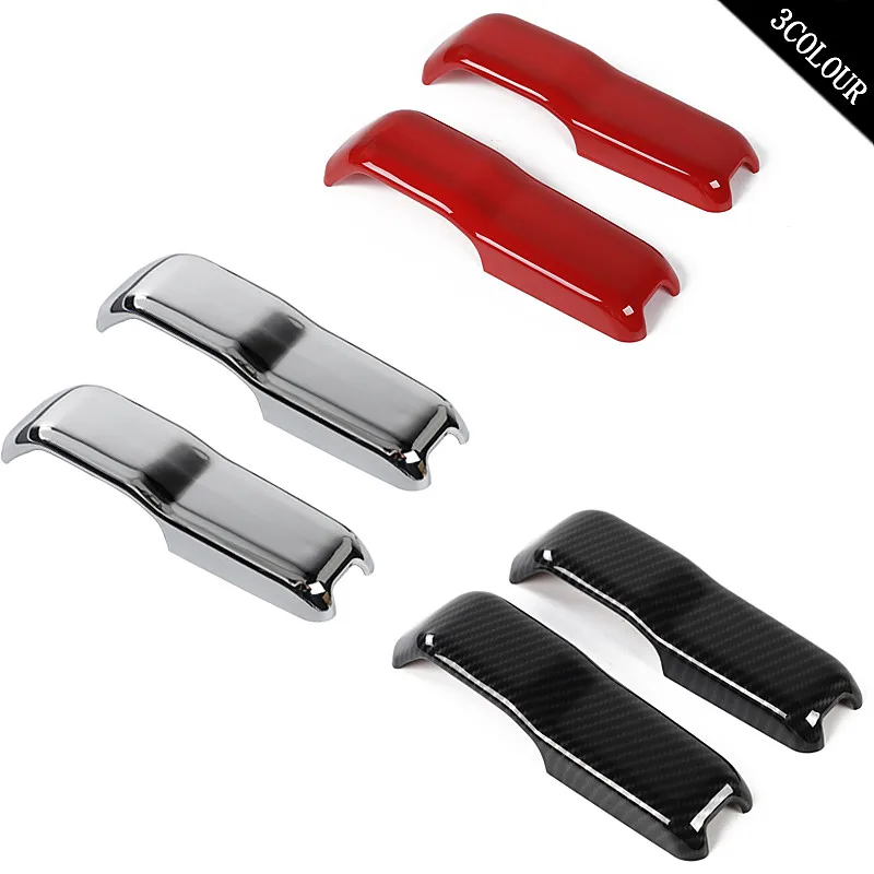 

Sansour ABS Car Engine Hood Hinge Decoration Cover Stickers for Jeep Wrangler JL 2018+ for Jeep Gladiator JT 2018+