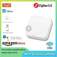 tuya zigbee smart gateway 3 0 hub smart home bridge smart life app wireless remote controller works with alexa google home