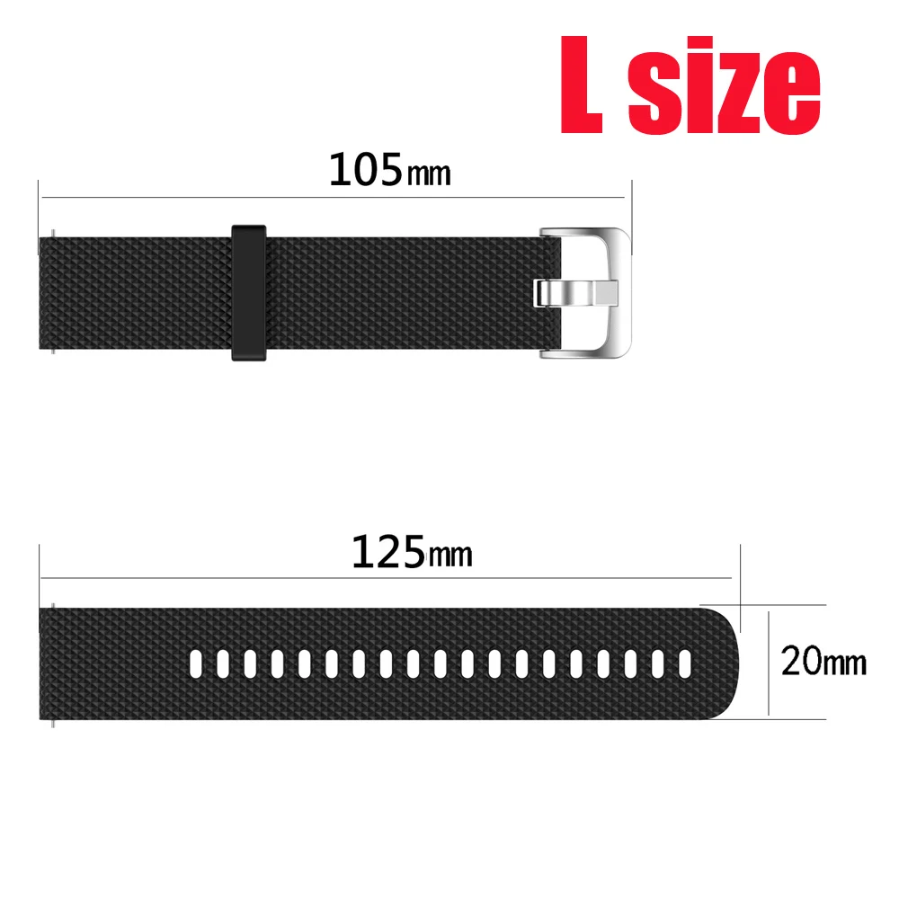20mm Watch Strap For POLAR ignite /Samsung Galaxy Active 2 42mm Sport Wrist Amazfit Bip Smartwatch | Электроника