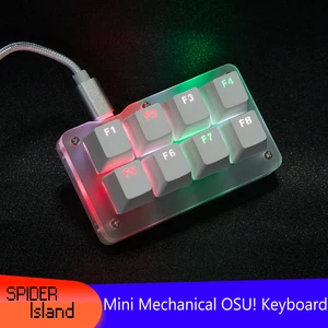 rgb osu keyboard mechanical keyboard with software for windows gaming keyboard programming outemu hot awap 8 key keypad free global shipping