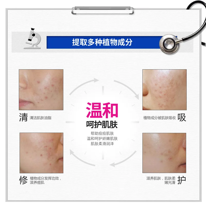 BIOAQUA питательные увлажняющие лечение акне уход за кожей Угри чистящий крем для