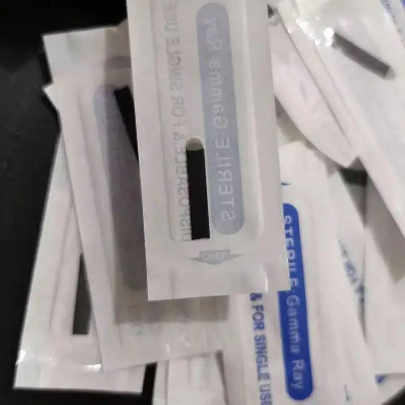 500 шт. Laminas Nano 0 18 мм микроблейдинг черный 12/14/16/18 гибкие U-образные иглы для