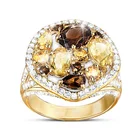 Ювелирные изделия Indie, модные ювелирные изделия, подарок на Хэллоуин, кольца для девочек-подростков, ювелирные изделия для женщин, эстетическое роскошное Золотое кольцо с драгоценными камнями