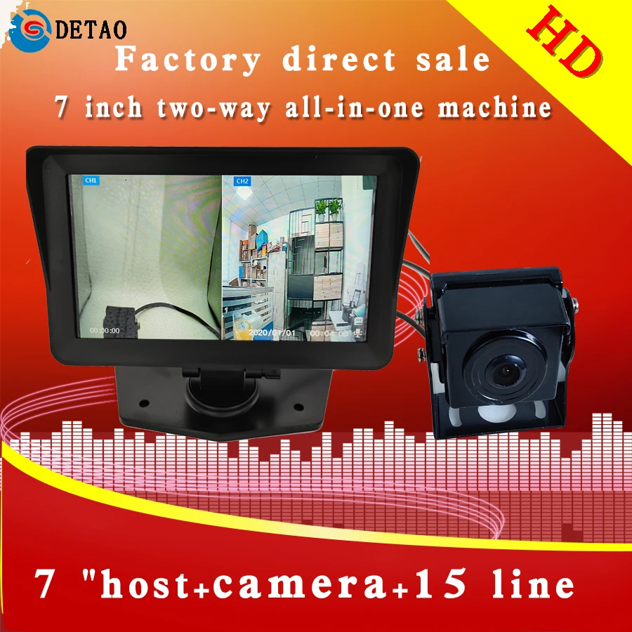 Записывающее устройство для вождения автомобиля с двумя объективами и ЖК-дисплеем высокой четкости 1080P 4 дюйма по заводской цене Оптовая продажа с обратным изображением Hd запись грузовых автомобилей.