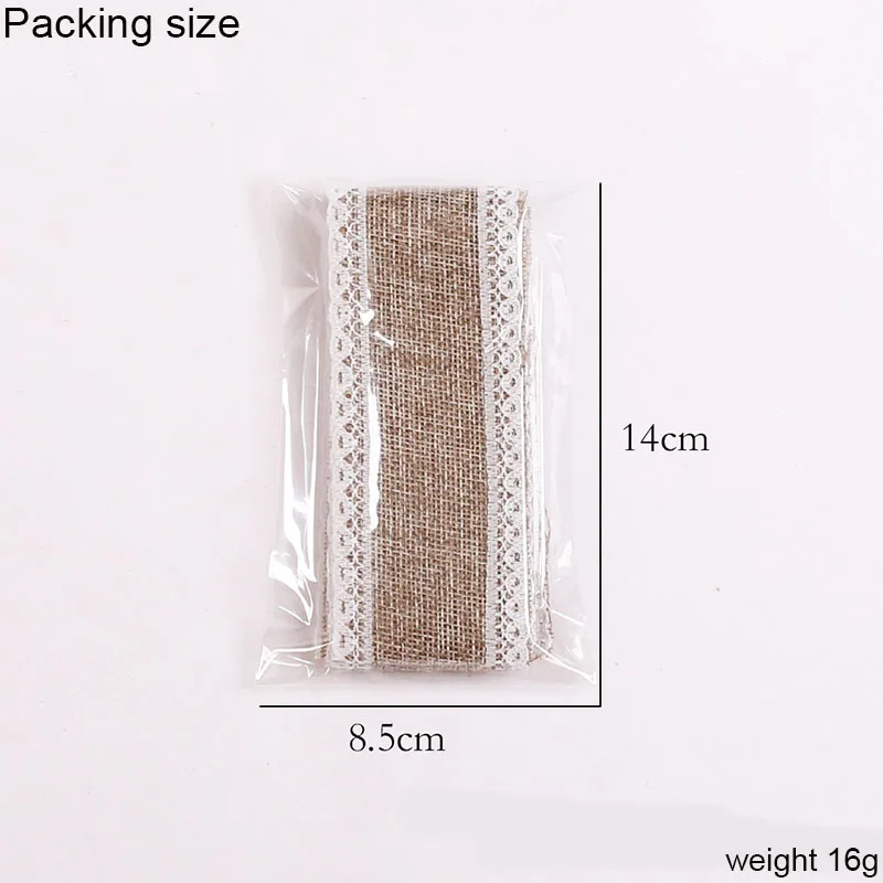 Льняная лента длиной 2 м изысканная кружевная для рукоделия ленты украшения елки