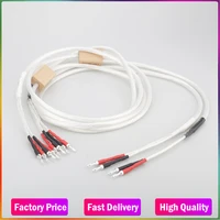 high quality odin speaker cable biwire speaker cable banana terminal silver plated hifi speaker 100 brand new