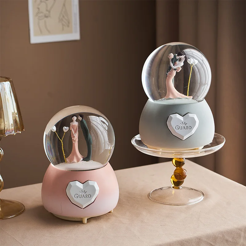 

Парные Хрустальные шарики разместить светильник лый роскошный женский свадебный подарок для отправки новой подружки невесты Улучшенный п...