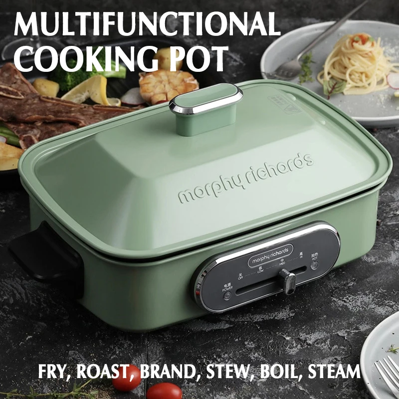 

Electric Multi-Functional Cooking Pot MR9088 Household Integrated Roaster Pan and Frying Barbecue
