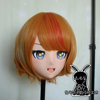 Rabbit 109 Resin Cross-Dress Lolita Girl Head BID Doll Mask Japanese Anime ProductionIG Yuzuriha Inori Kigurumi Mask Cosplay