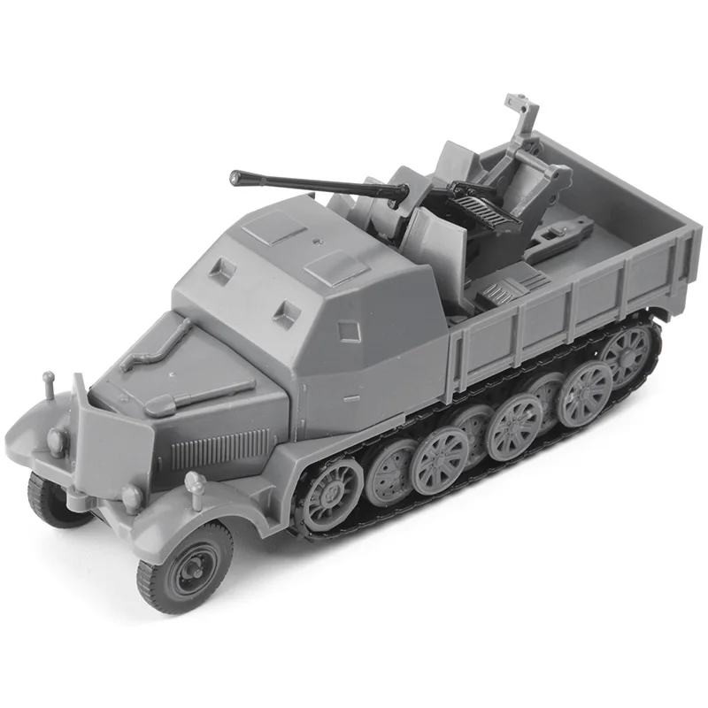 4D собрал 1/72 времен Второй мировой войны немецкий SD. Kfz.7/2 Половина трек ПВО модель
