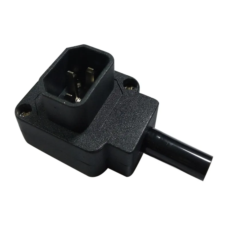 90 градусов Угловой IEC 320 C13 штекер/штекер AC 10A 250В кабель питания