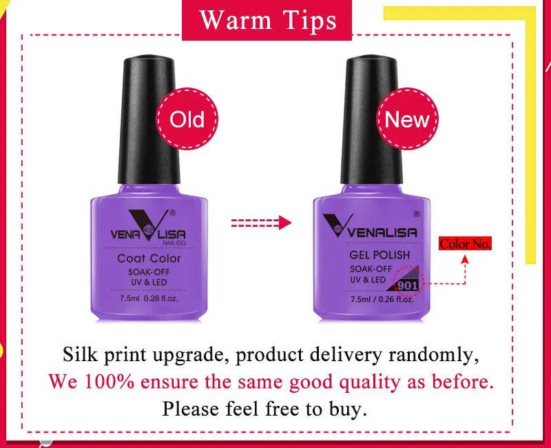 

2pcs*7.5ml Venalisa Nude Color Gel Base Nowipe Top Coat Soak Off UV LED Gel Nail Polish Cosmetics Nail Art Manicure Nail Varnish