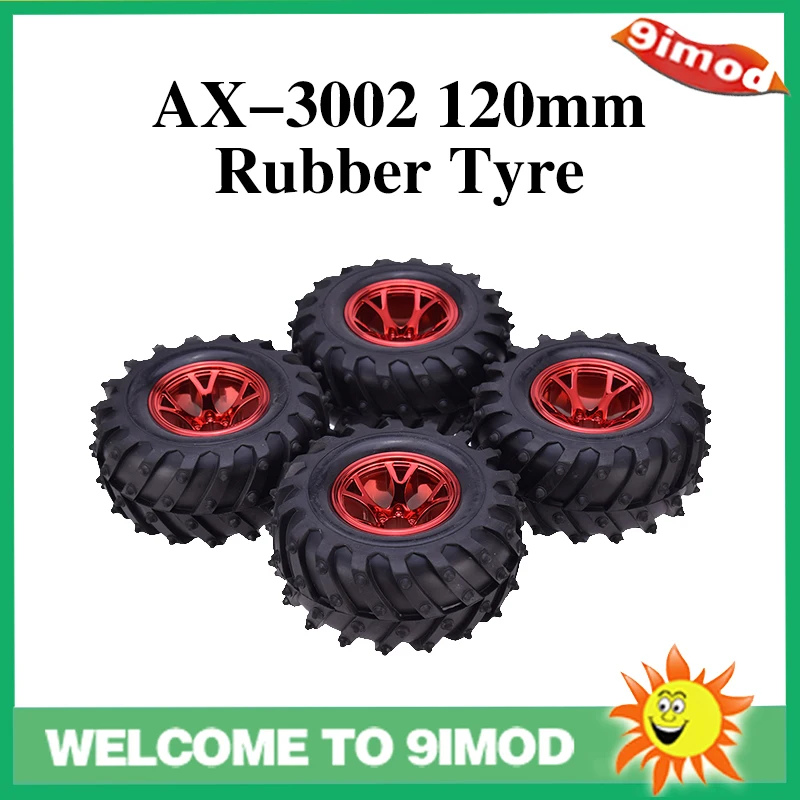AUSTAR 4 шт. AX 3002 120 мм резиновые шины колесные пластиковые диски для 1/10 RC Bigfoot HSP HPI