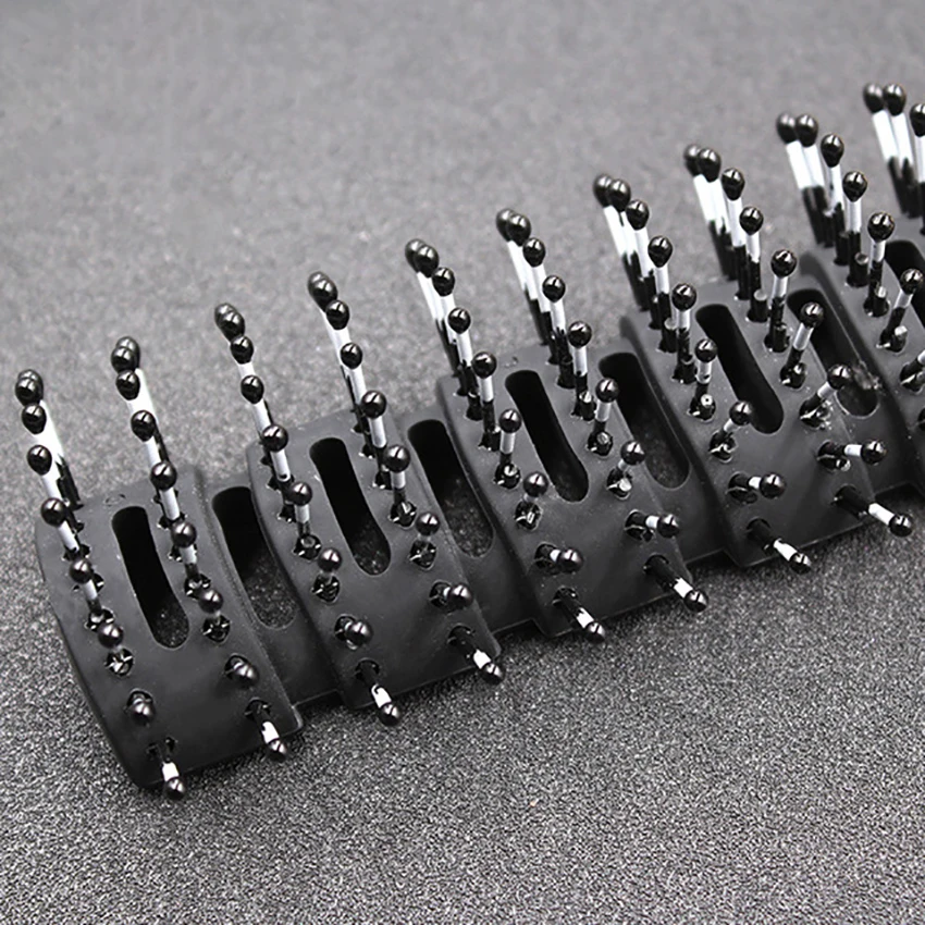

Plastic Hair Brush Anti-static Hair Scalp Massage Brush Non-slip Handle Combs Professional Fashion Massage Comb for Styling Tool