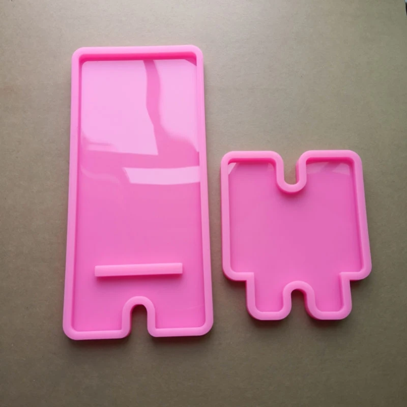 

Handmade Phone Stands Silicone Molds Cell Phone Bracket Silicone Mold DIY Phone Holder Epoxy Resin Moulds Art Craft