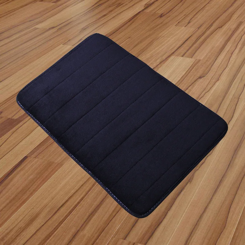 

40*60cm Door Floor Mat Bathroom Carpet Water Absorption Rug Shaggy Memory Foam Bath Mat kitchen Toilet Decoration