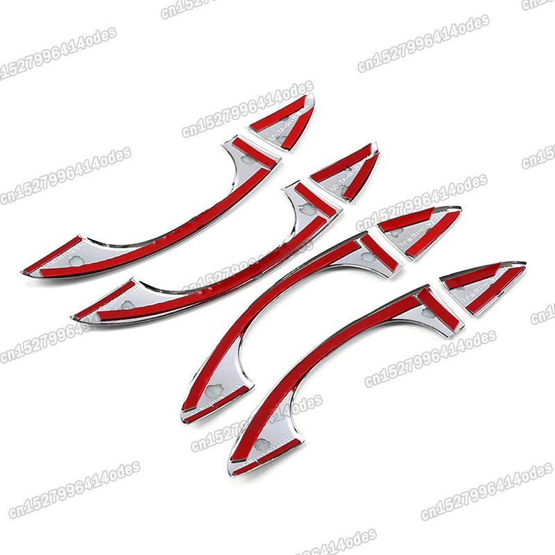 Наклейка на верхнюю ручку двери автомобиля из углеродного волокна для volkswagen teramont